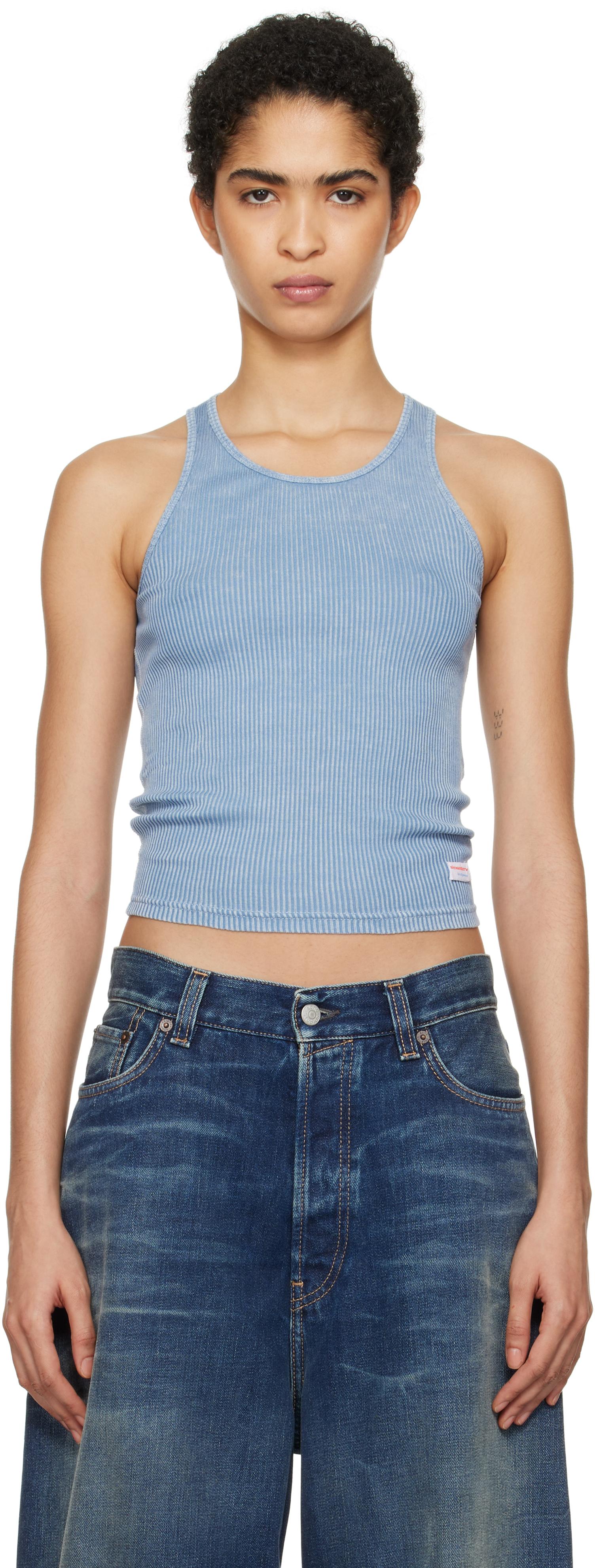 Alexander Wang レディース ブルー Classic レーサーバック タンク 
