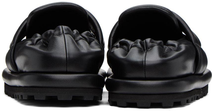 Jil Sander Black Strap Sabot Loafers for Men | Lyst