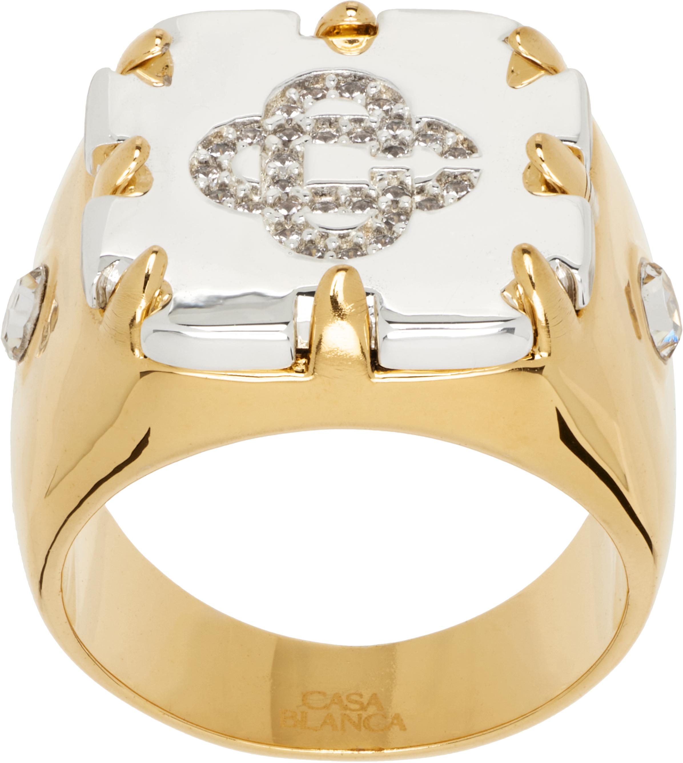 CASABLANCA / リング/--/13号/GLD/メンズ メンズ CASABLANCA リング | オンラインセールは最大40%オフ | Lyst