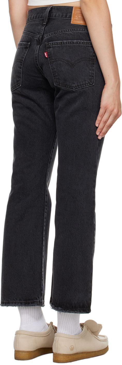 Levi's Black Middy Ankle Bootcut Jeans | Lyst