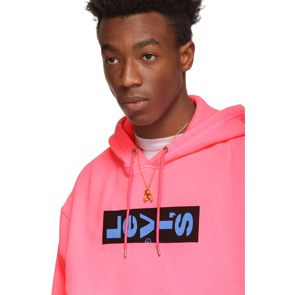 pink levis sweatshirt