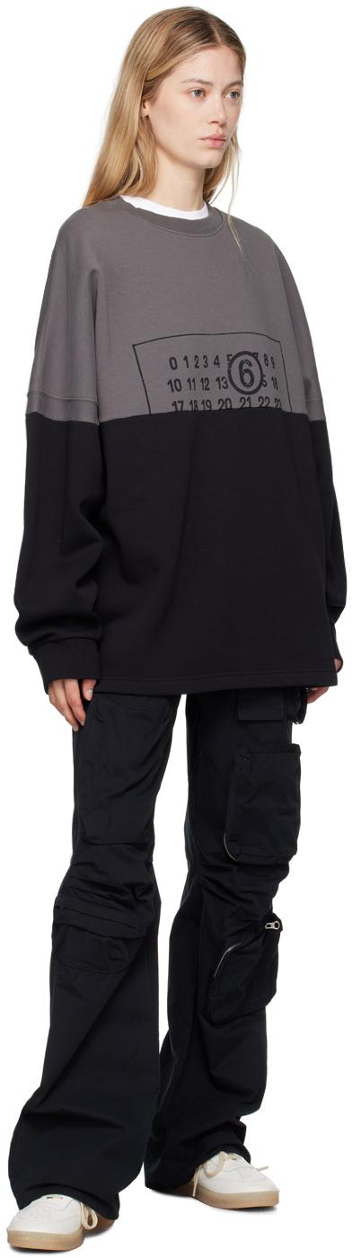 MM6 by Maison Martin Margiela レディース ブラック コットン カーゴ 