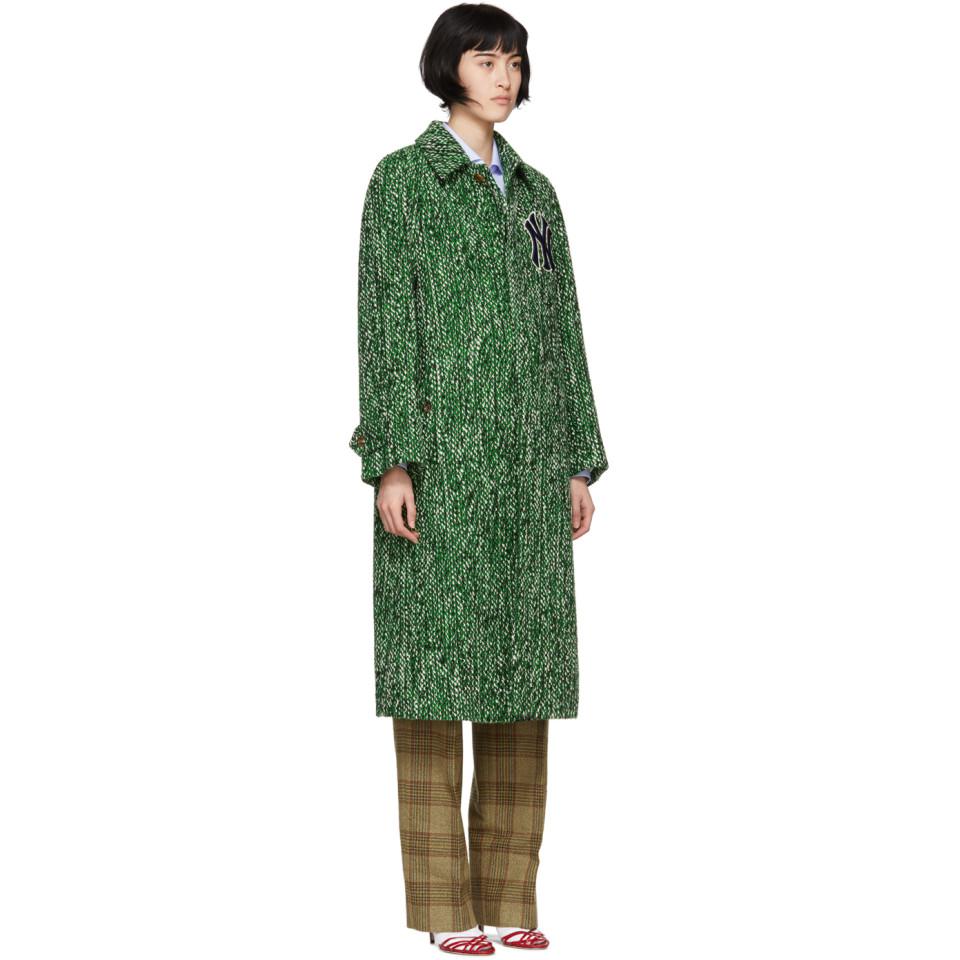 gucci coat green