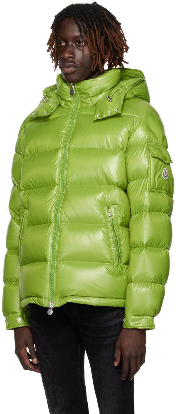 Moncler Green Maya Down Jacket for Men Lyst Canada
