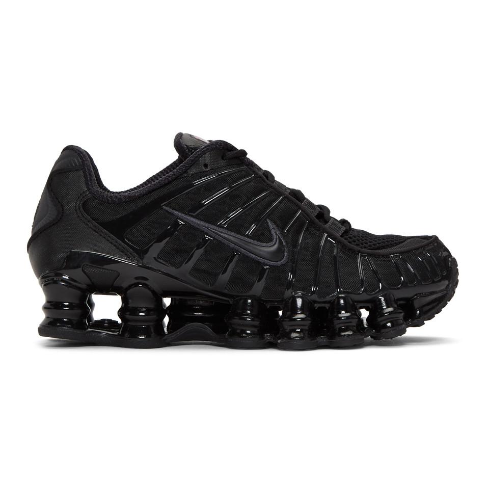 black nike shox women