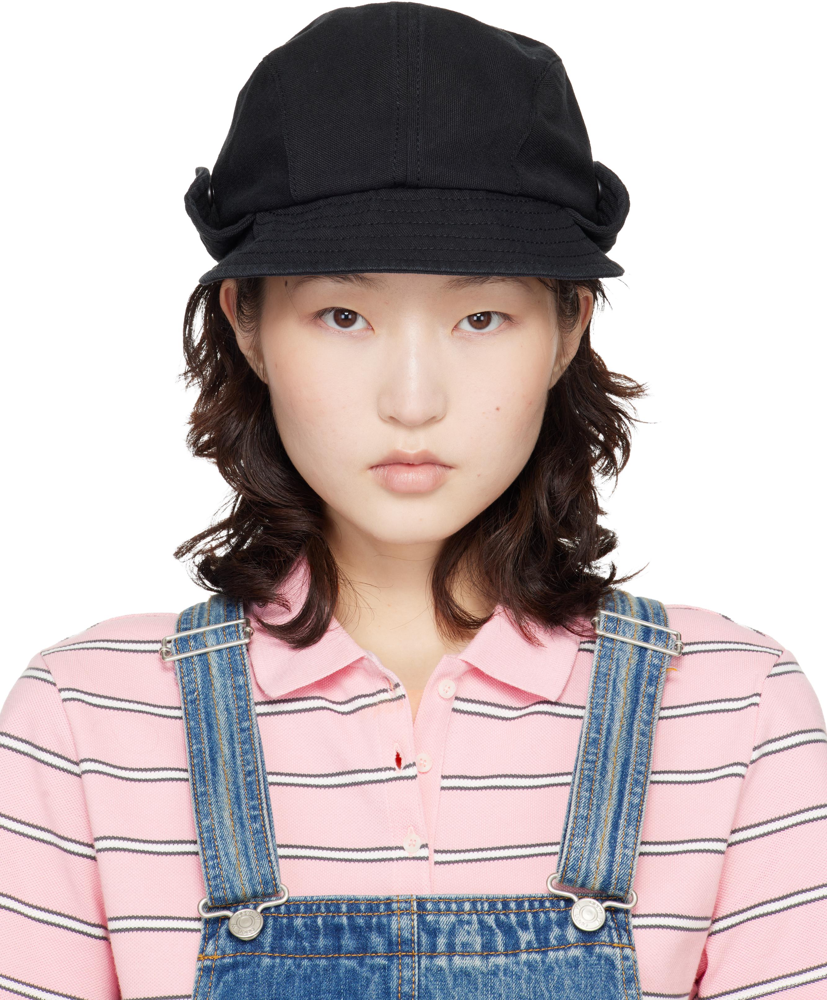OPEN YY Bucket Beret Cap in Black | Lyst
