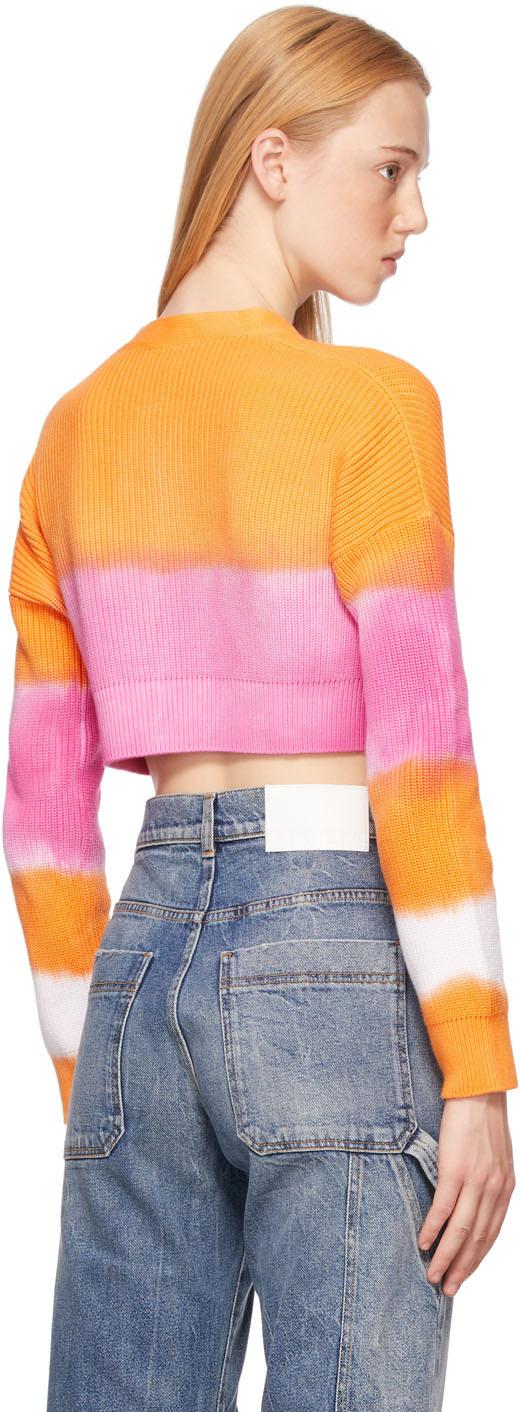 msgm tie dye cardigan