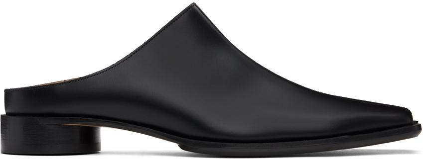 Tom Ford メンズ ブラック レザー ローファー スリッポンシューズ Tom Ford メンズ ブラック レザー ローファー スリッポンシューズ