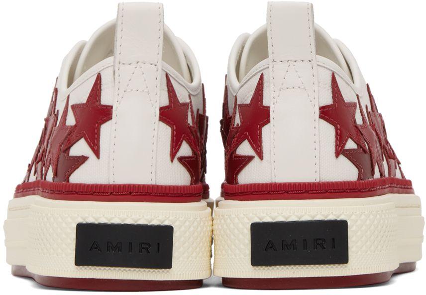 Amiri White & Red Stars Court Low-top Sneakers in Black for Men | Lyst