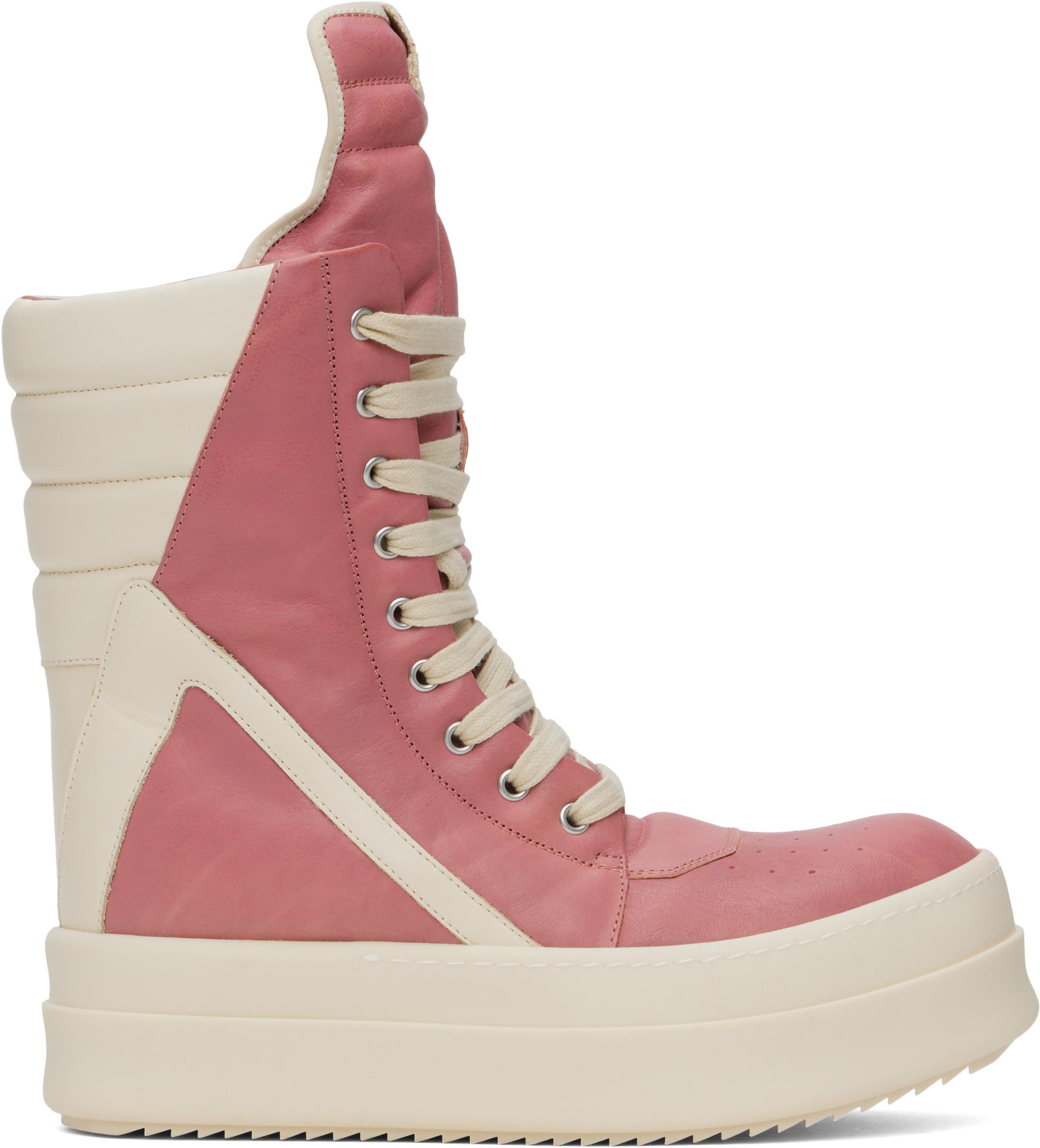メンズ Rick Owens &オフホワイト Porterville Mega Geobasket 
