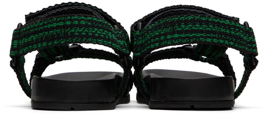 Bottega Veneta メンズ ブラック &ーン Trip サンダル サンダル 
