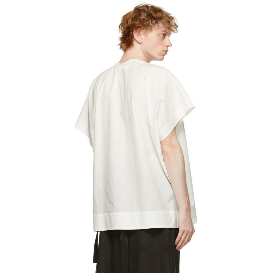 Jan Jan Van Essche White Soft Cotton Short Sleeve Shirt for Men - Lyst