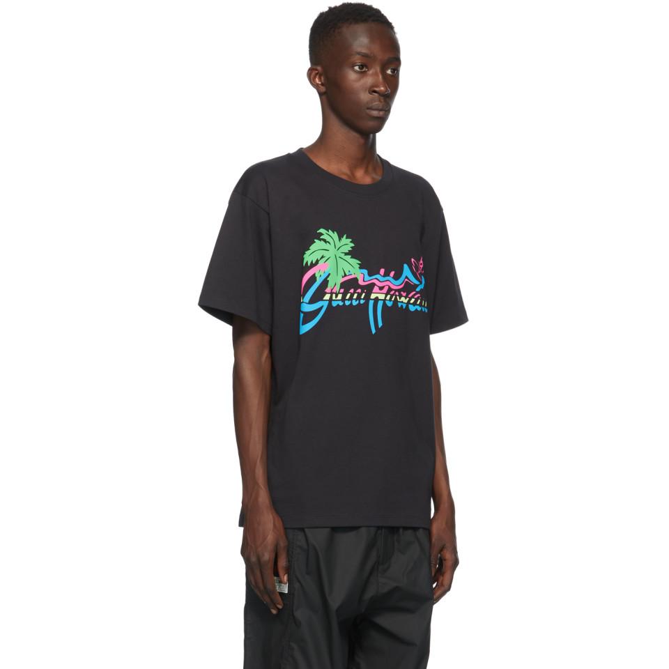 T-shirt oversize « Hawaii » Gucci pour homme en coloris Noir | Lyst
