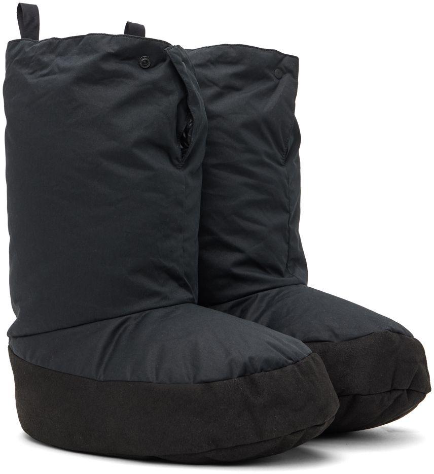 NANGA Black Down Tent Boots for Men | Lyst