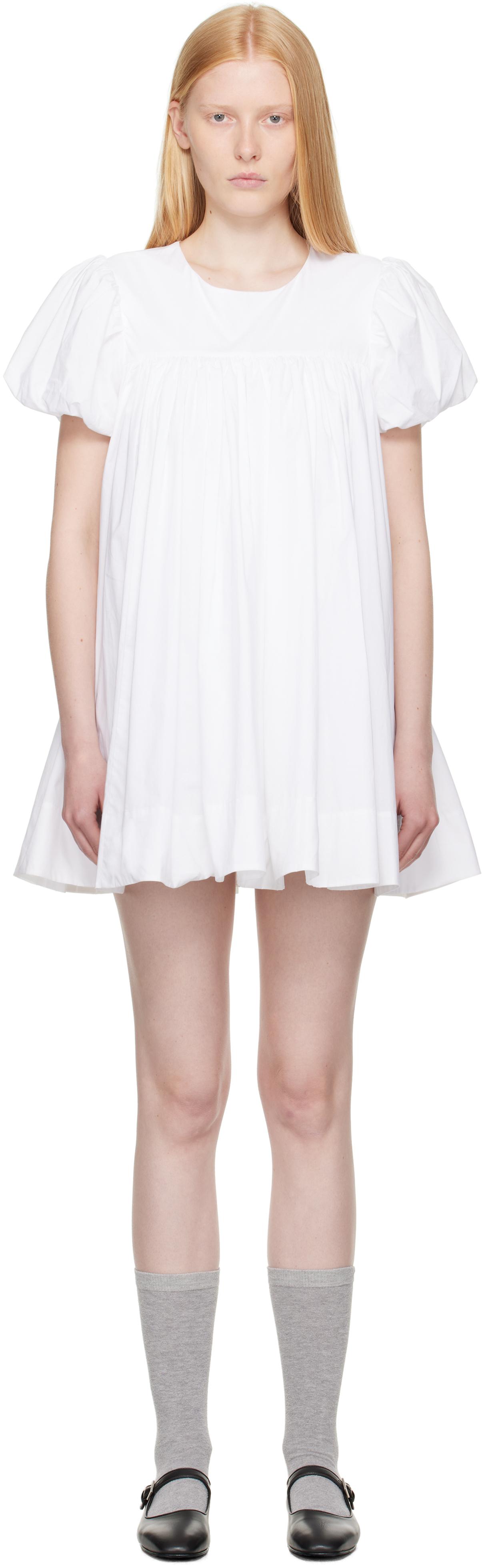 【関税込み】Sandy Liang オフホワイト Somm ミニワンピース sandy-liang-White-Miyo.jpeg
