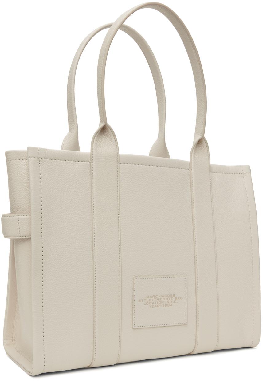 Marc Jacobs レディース ナチュラル オフホワイト The Leather Large 