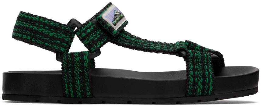 Bottega Veneta ブラック スライドサンダル