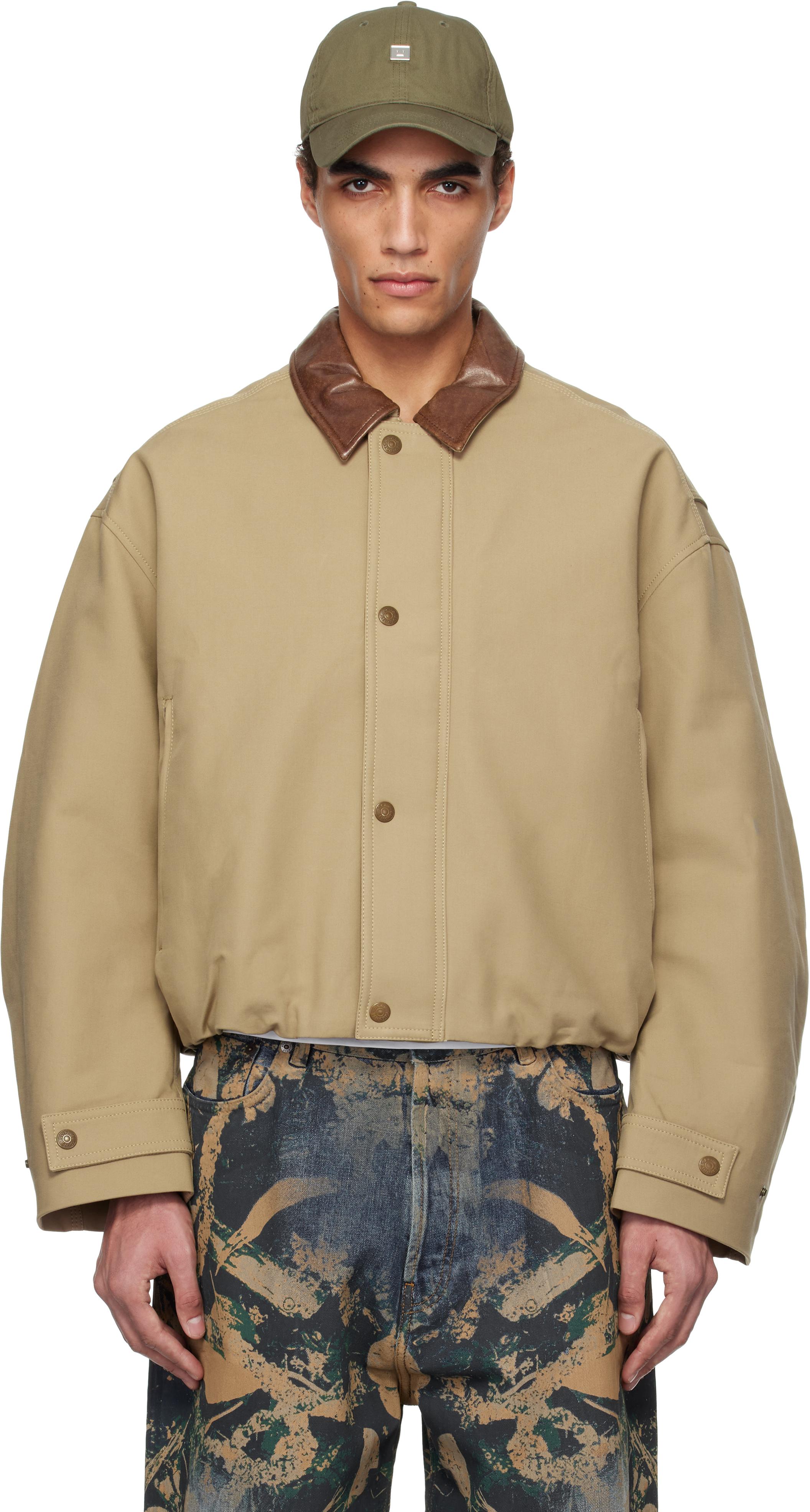 Acne Studios Twill Jacket in Natural for Men | Lyst
