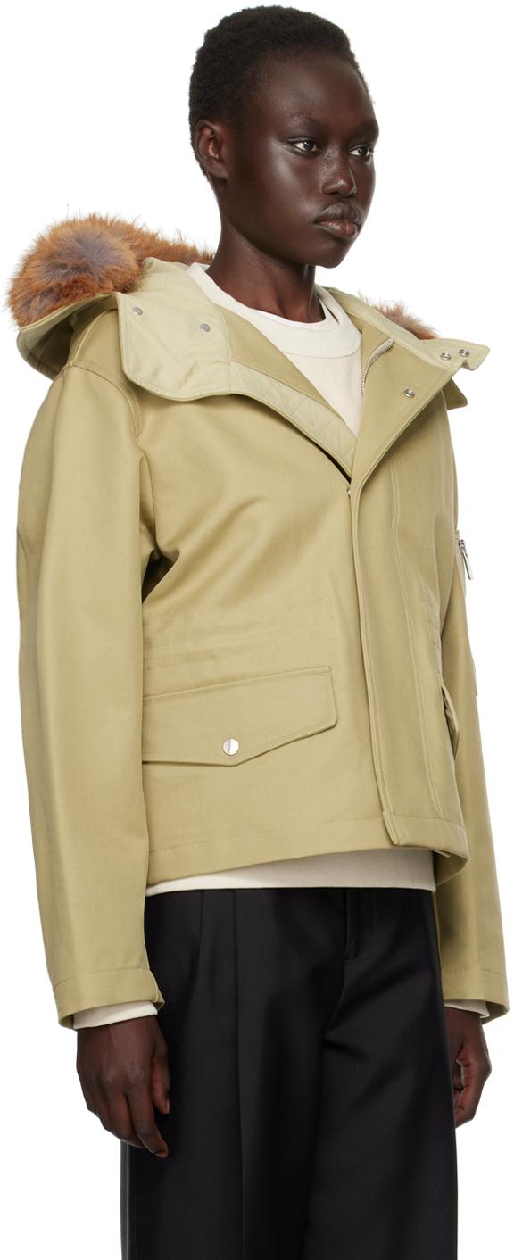 Burberry jacket with fur hood hot sale