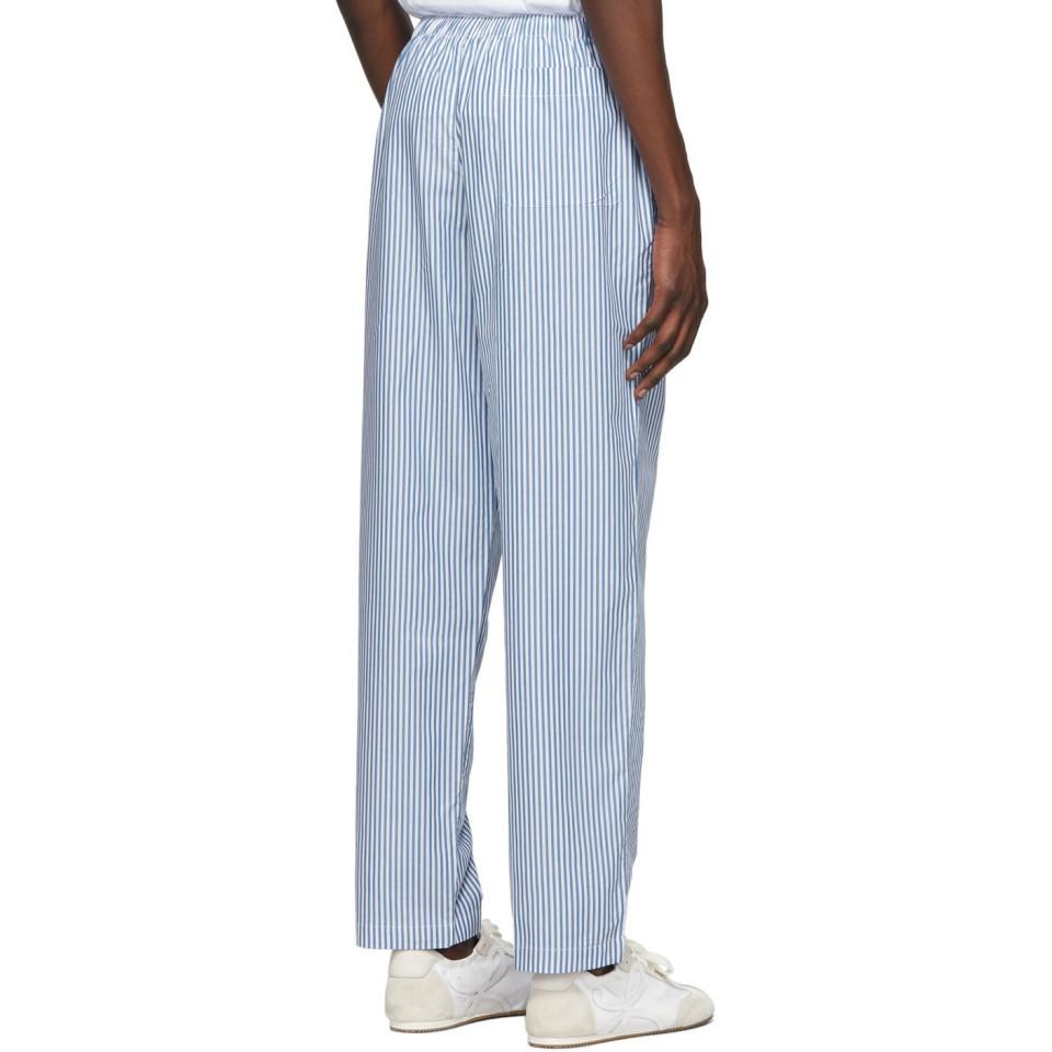 Pantalon de pyjama raye bleu et blanc Sunspel pour homme en coloris Bleu |  Lyst