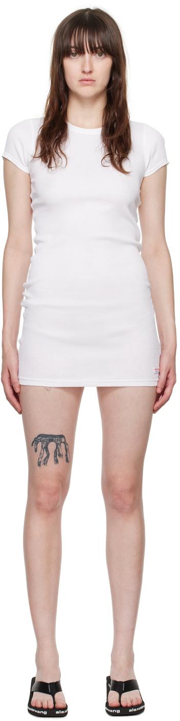 T ALEXANDER WANG ホワイトミニワンピース