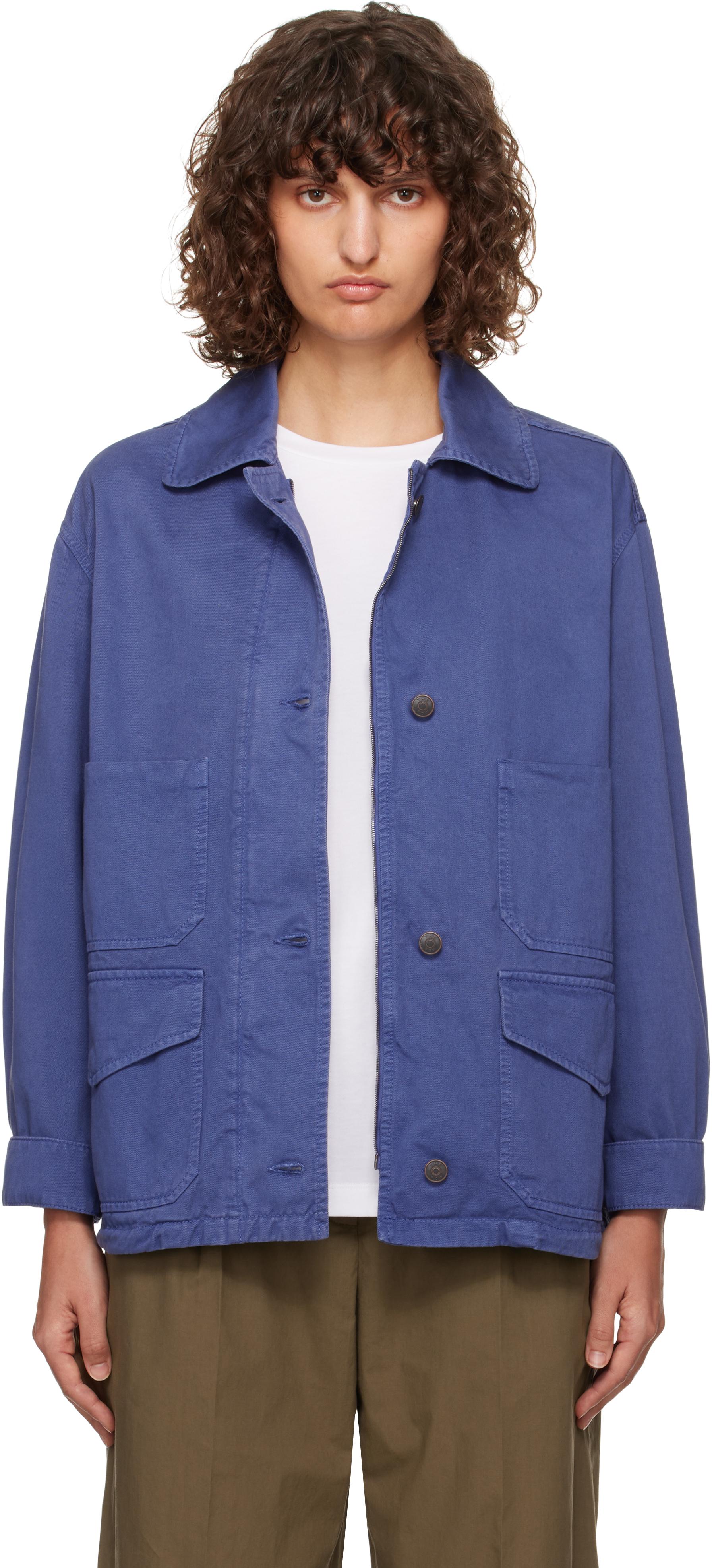 The Row Jolene Jacket in Blue | Lyst Australia