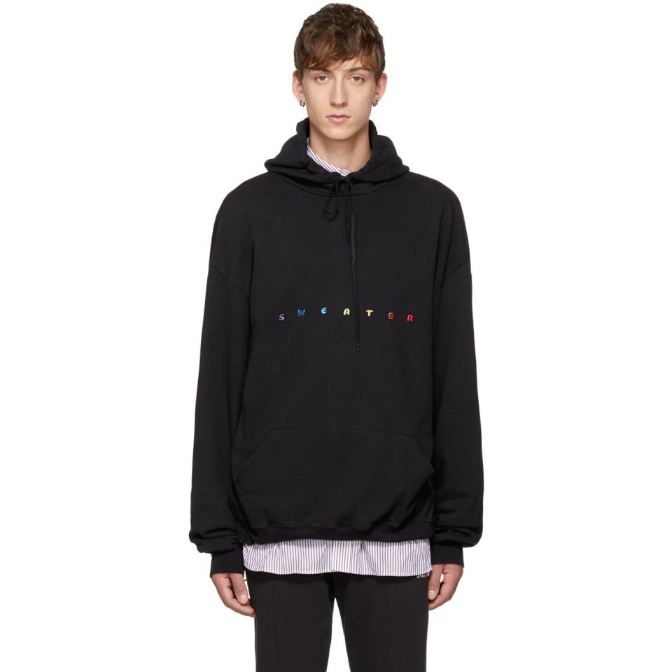 sweater hoodie black