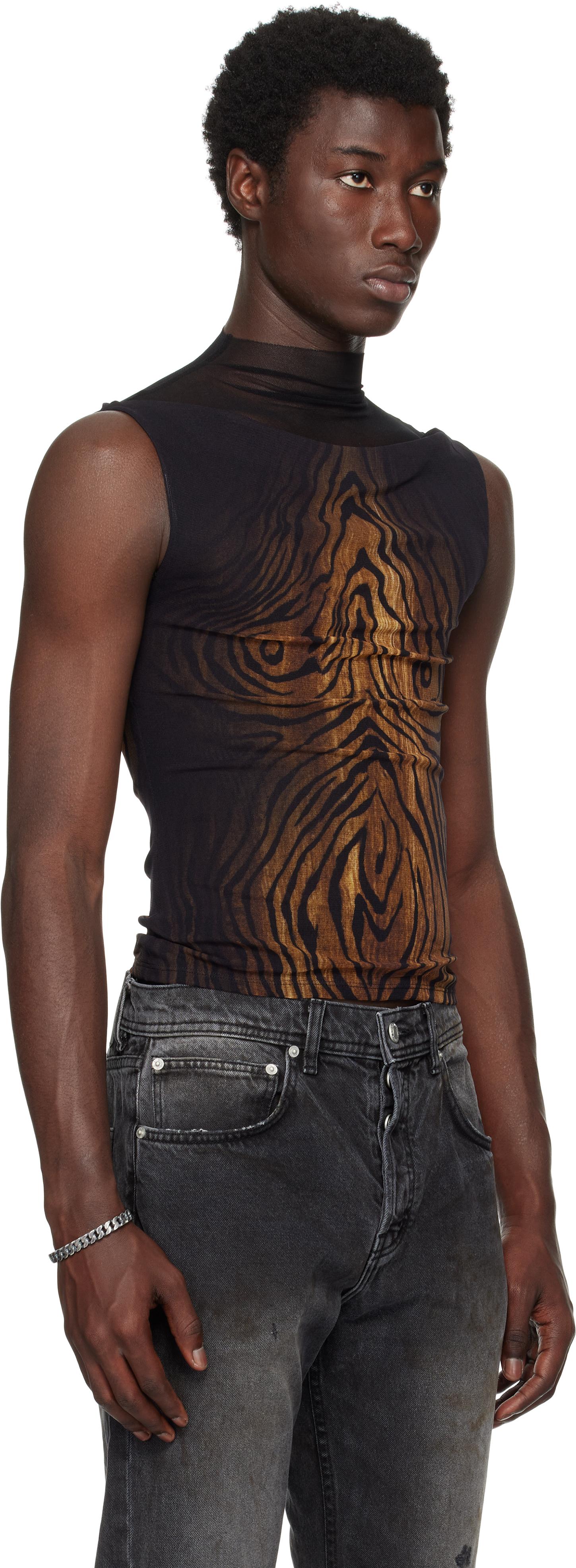Jean Paul Gaultier ブラック タンクトップ Jean Paul Gaultier ブラック タンクトップ Jean Paul Gaultier: Black