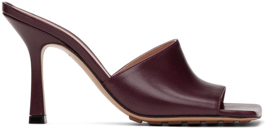 Bottega Veneta レディース ブラック レッド Stretch ヒール Bottega Veneta レディース ブラック レッド Stretch ヒール
