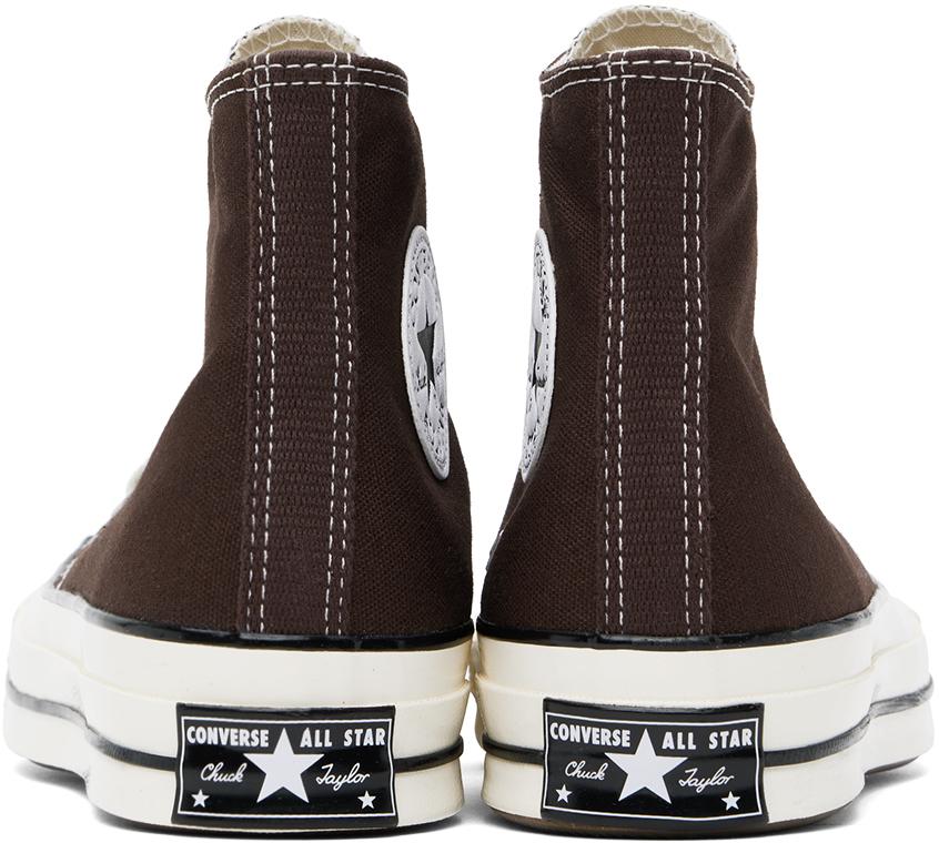 Converse Brown Chuck 70 High Top Sneakers in Black for Men Lyst UK