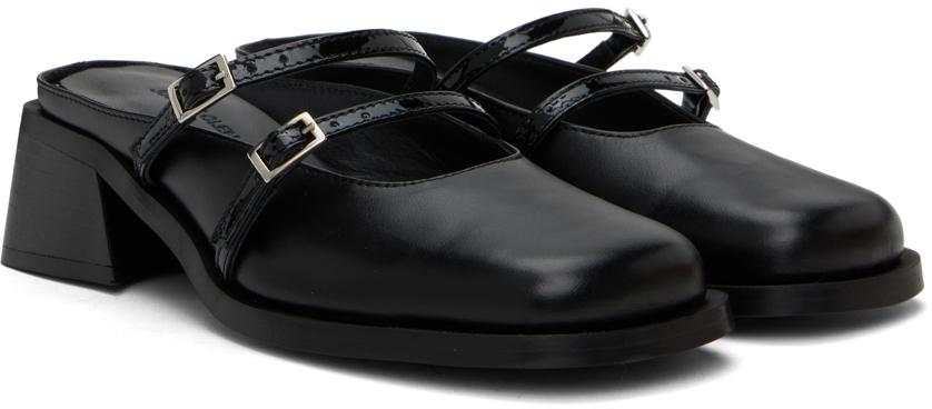 Justine Clenquet Andie Mules in Black | Lyst