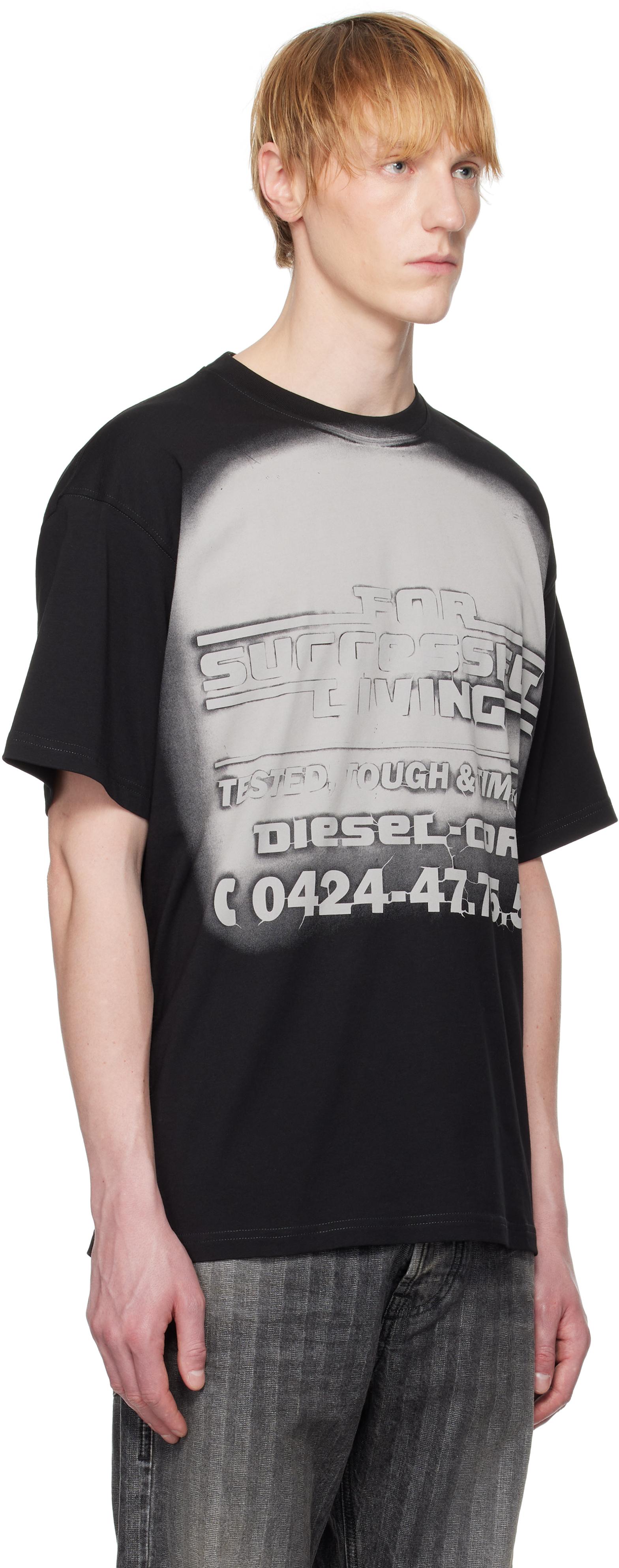 DIESEL T-Boxt-R15 T-Shirt in Black for Men | Lyst
