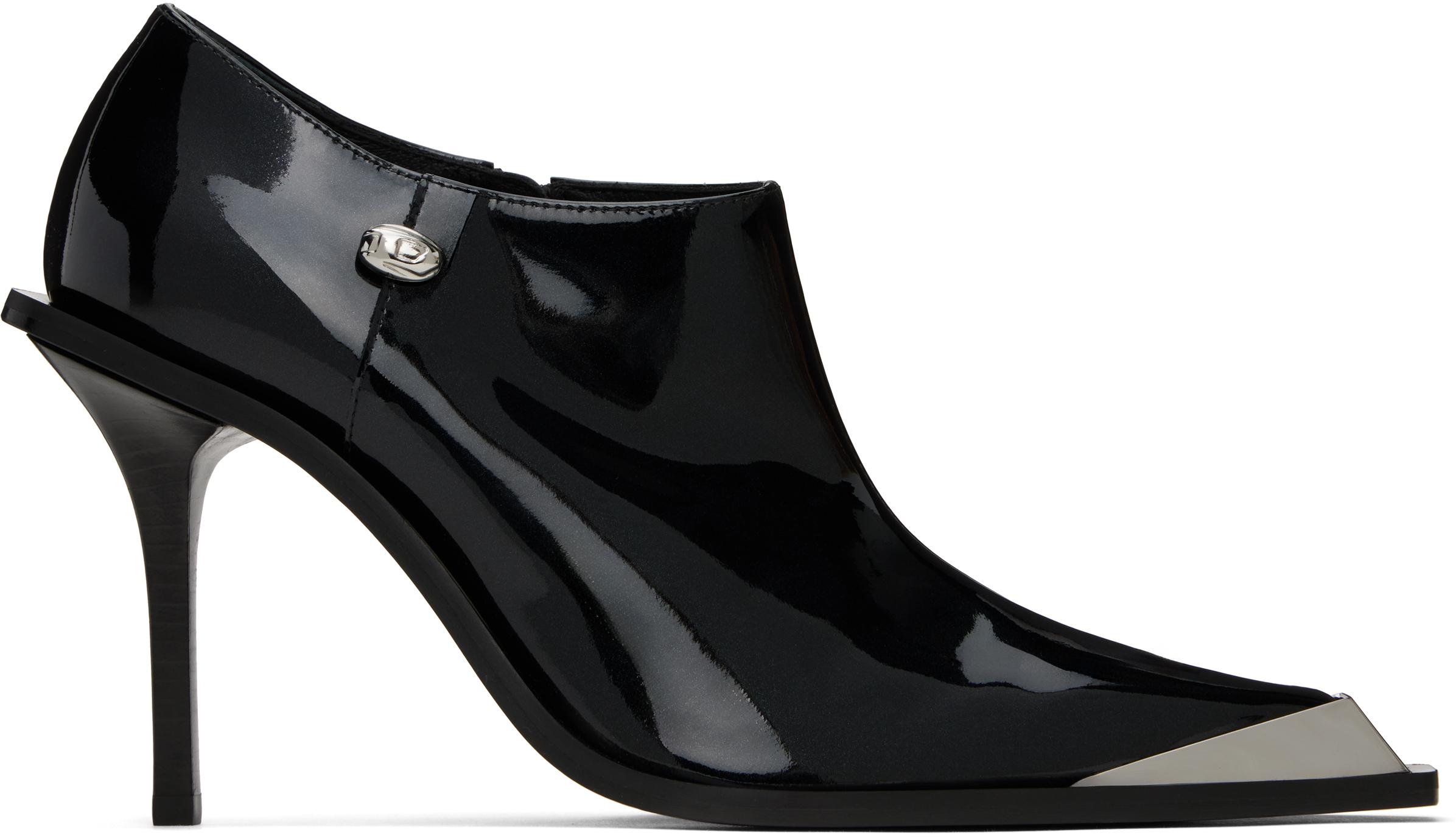 靴 D-Tona-Ankle boots in patent leather DIESEL D-Tona Sc Boots in Black | Lyst