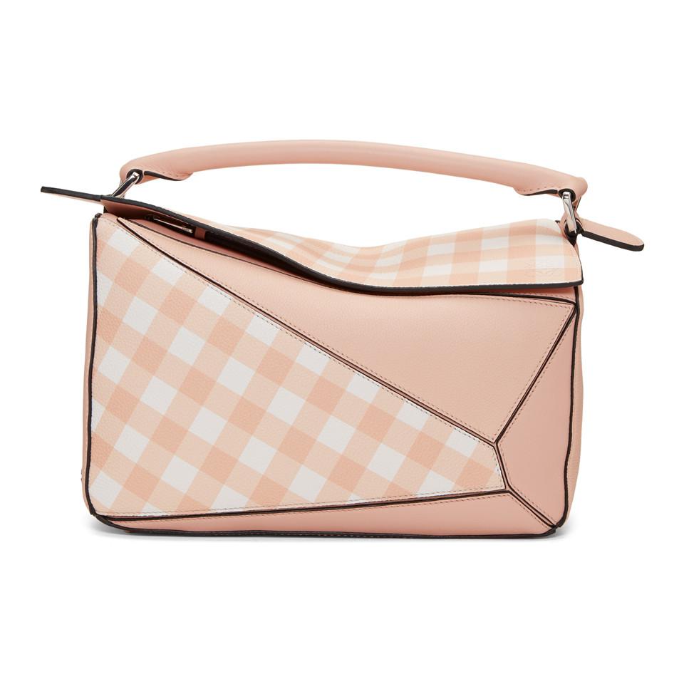 puzzle bag pink