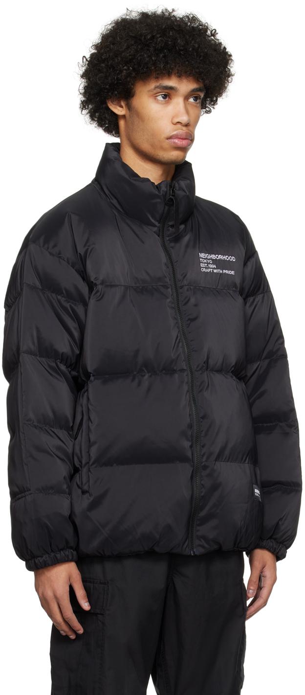 Neighborhood メンズ ブラック クラシック ダウンジャケット ジャケット 