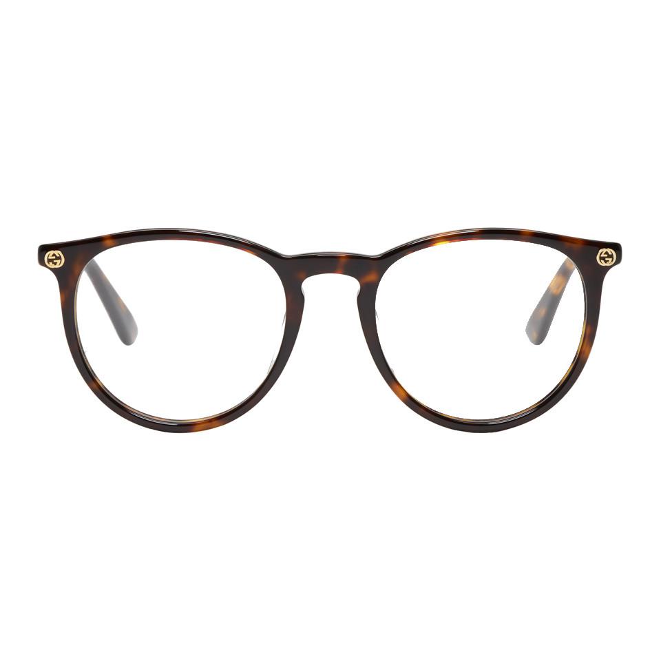 gucci tortoise shell eyeglasses