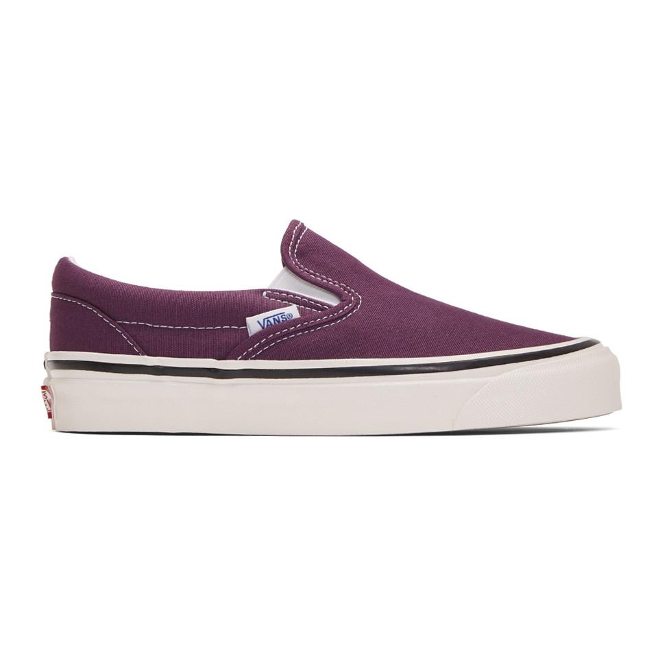 Vans Canvas Purple Anaheim Factory Classic Slipon 98 Dx Sneakers Lyst