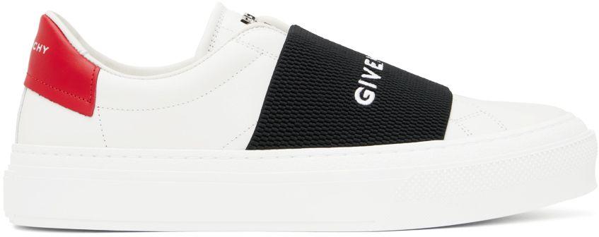 Givenchy White & Red City Sport Sneakers in Black for Men | Lyst