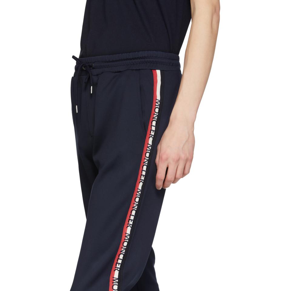 moncler side stripe pants