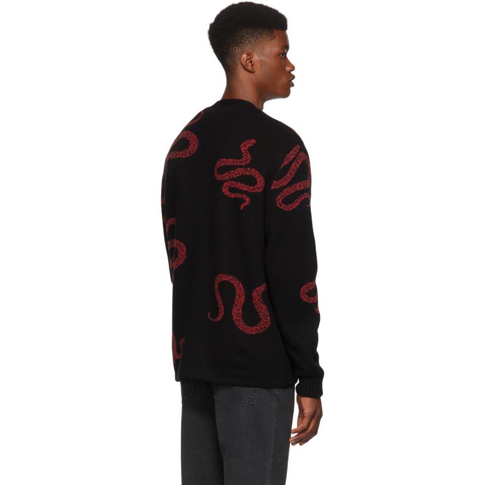 amiri snake cardigan