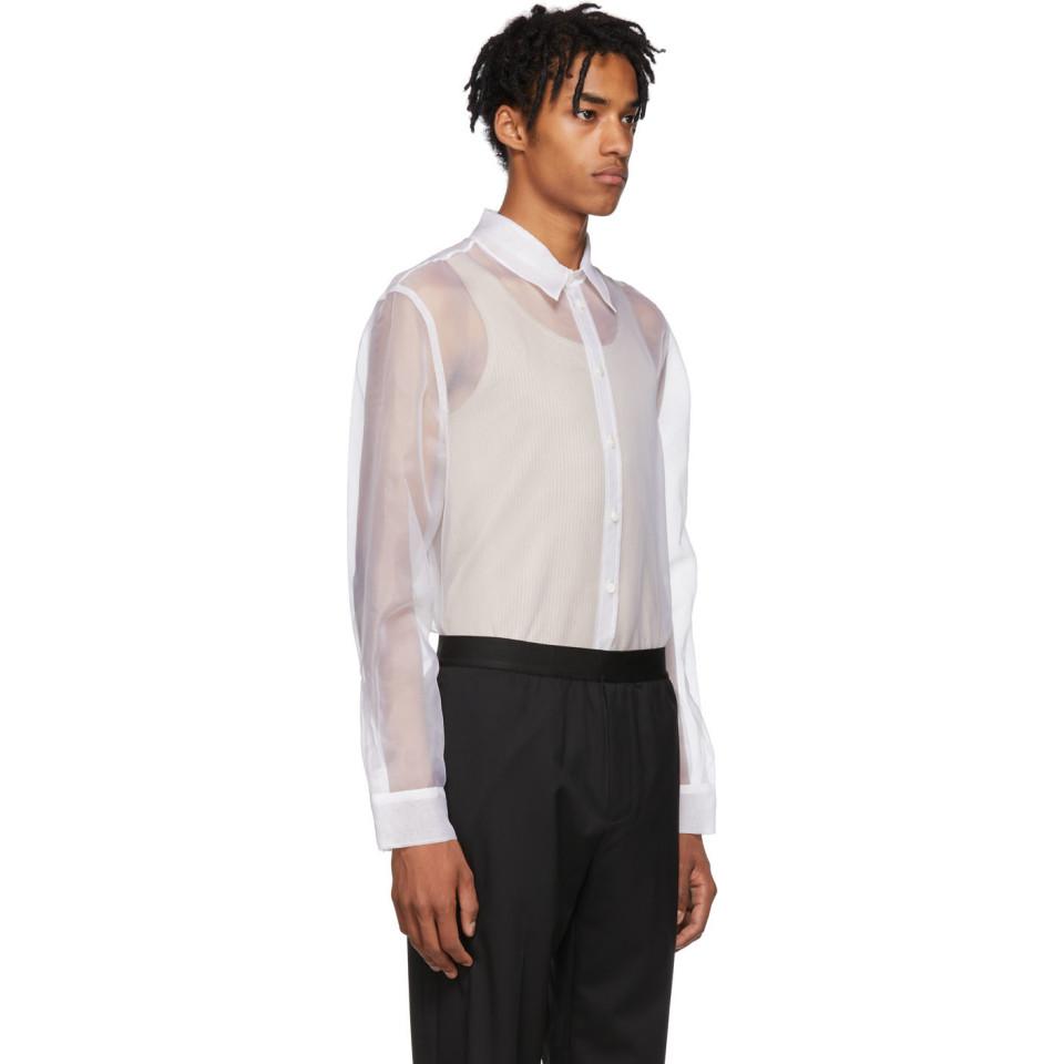 Chemise Nanushka pour homme en coloris Neutre Homme Vêtements Chemises Chemises casual et boutonnées 