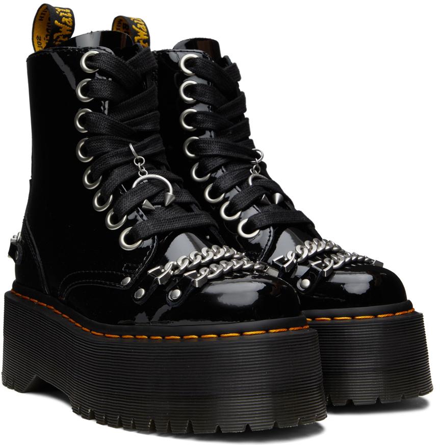 Dr. Martens Max Chain Jadon Platform Boots in Black | Lyst