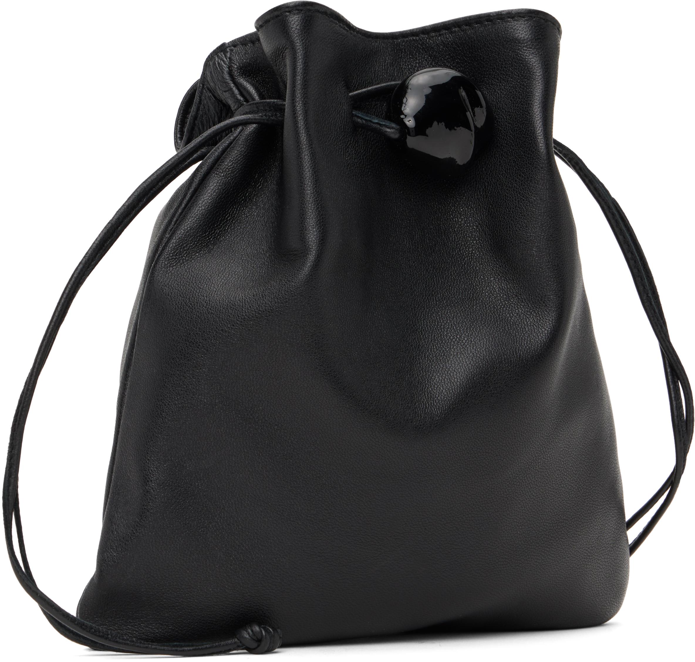 ayllon CASILDA POUCH IN BLACK レザー 巾着バッグ ayllon-Black-Casilda-Pouch.jpeg