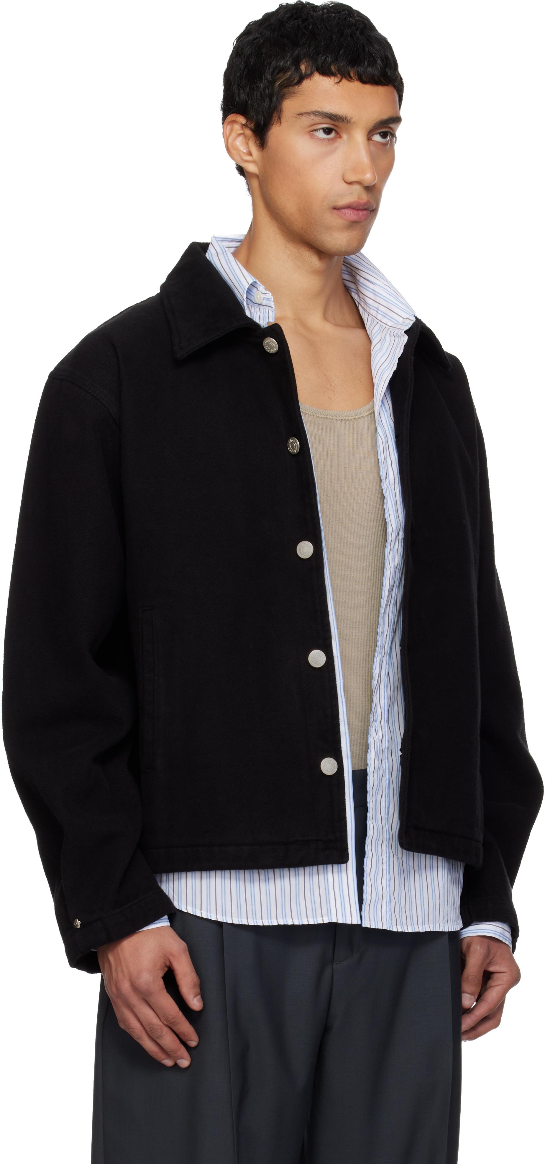 mfpen ブラックpaintersデニムジャケット mfpen Painters Denim Jacket in Black for Men | Lyst
