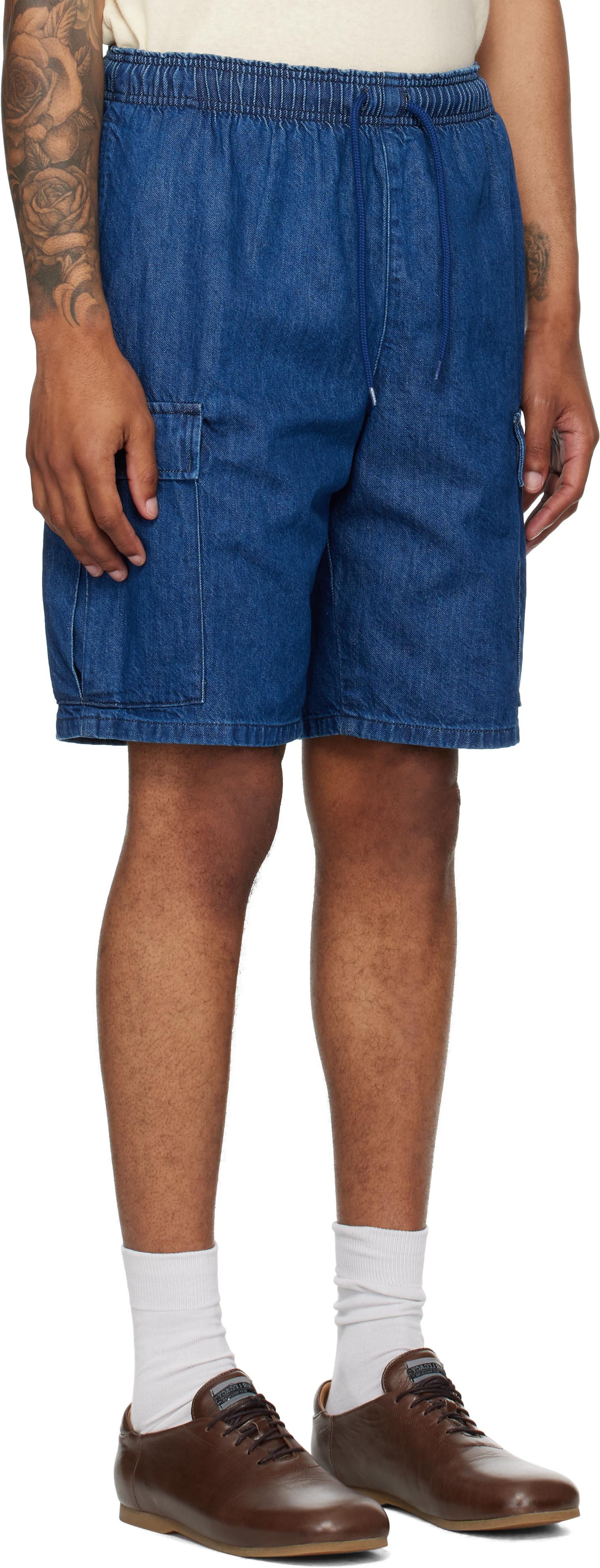 WTAPS Mils2301 Denim Shorts in Blue for Men | Lyst