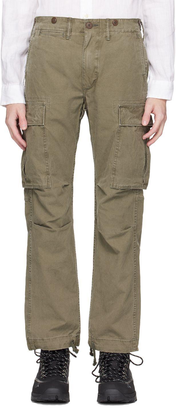 RRL Khaki Surplus Cargo Pants in Natural for Men Lyst