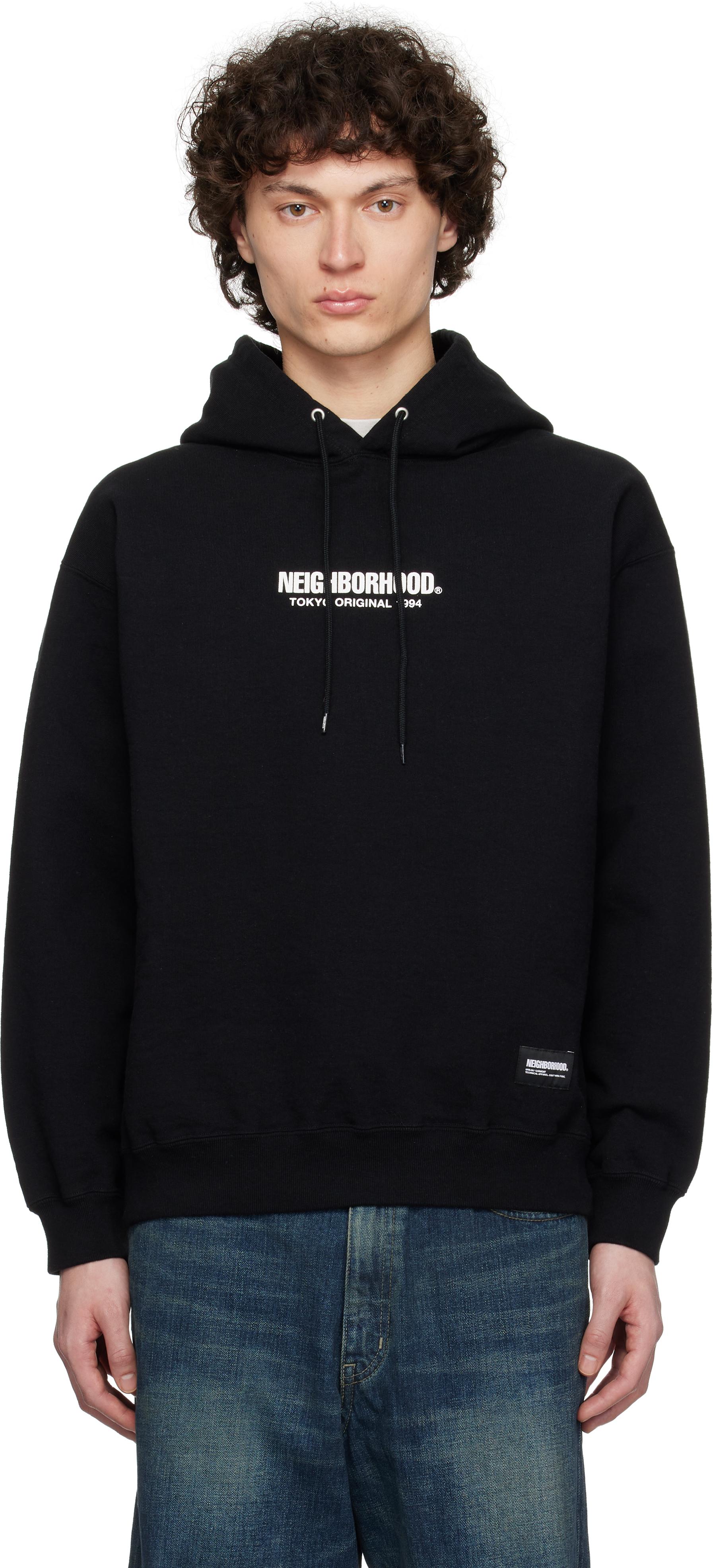 Neighborhood Solid Sweat Ls Hoodie in Black for Men | Lyst