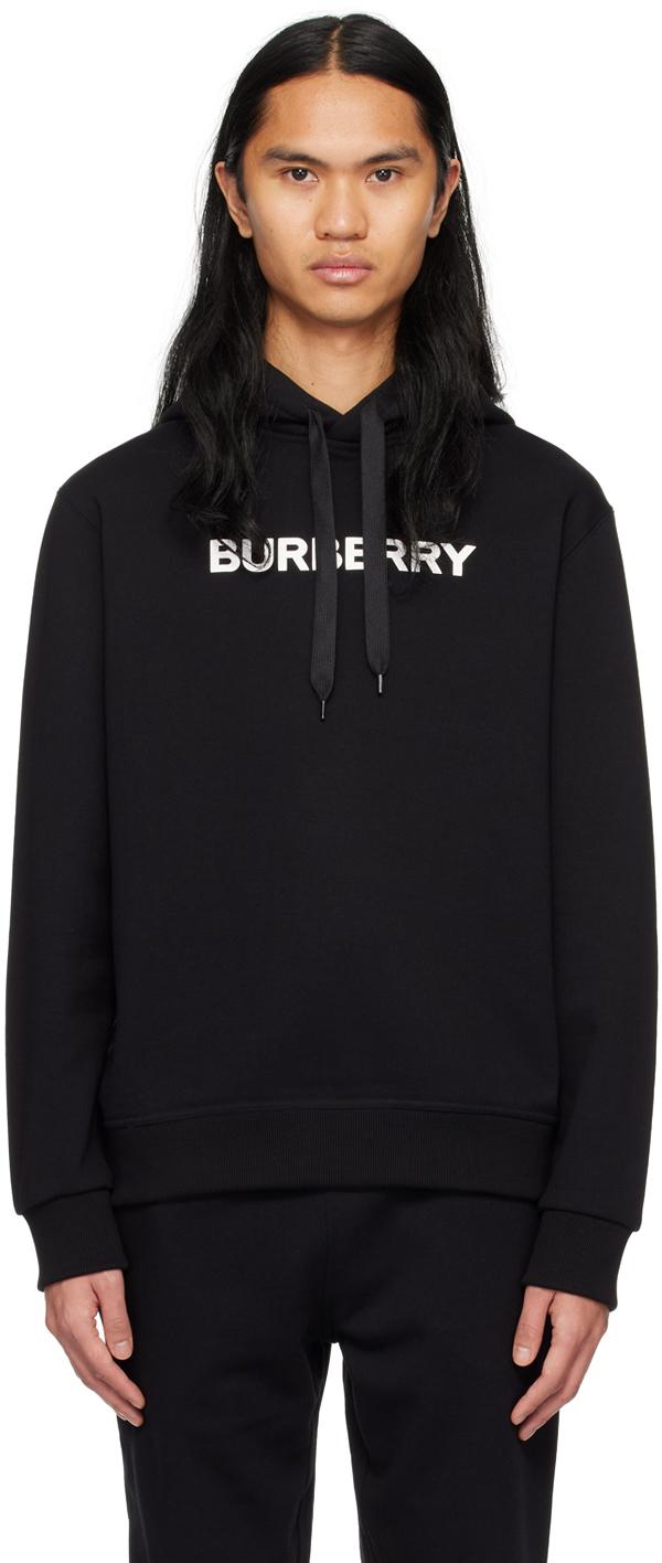 Burberry Drawstring Hoodie in Black for Men Lyst UK