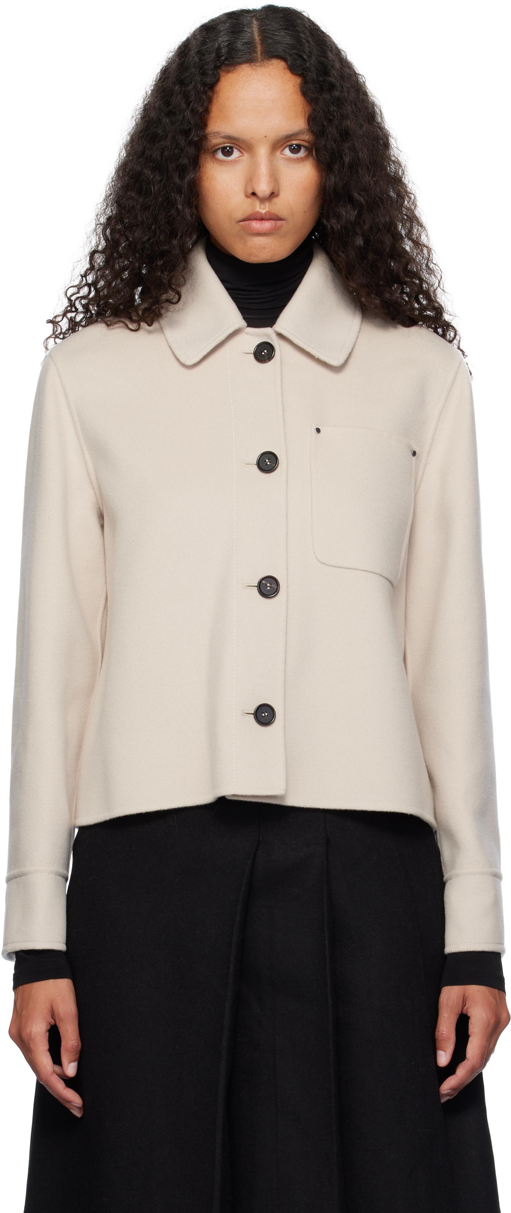 【関税込み】Max Mara トープ Wolf ジャケット Max Mara トープ Wolf ジャケット ブラック | Lyst
