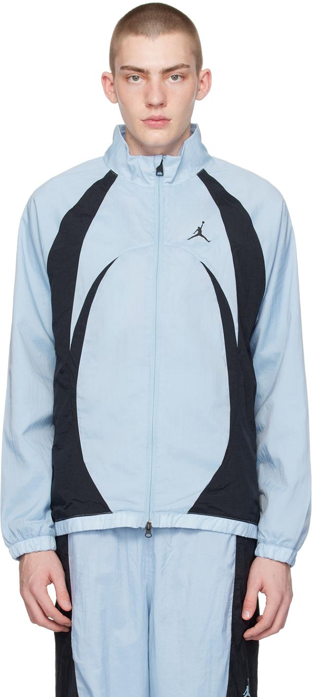 Nike windbreaker blue black hot sale